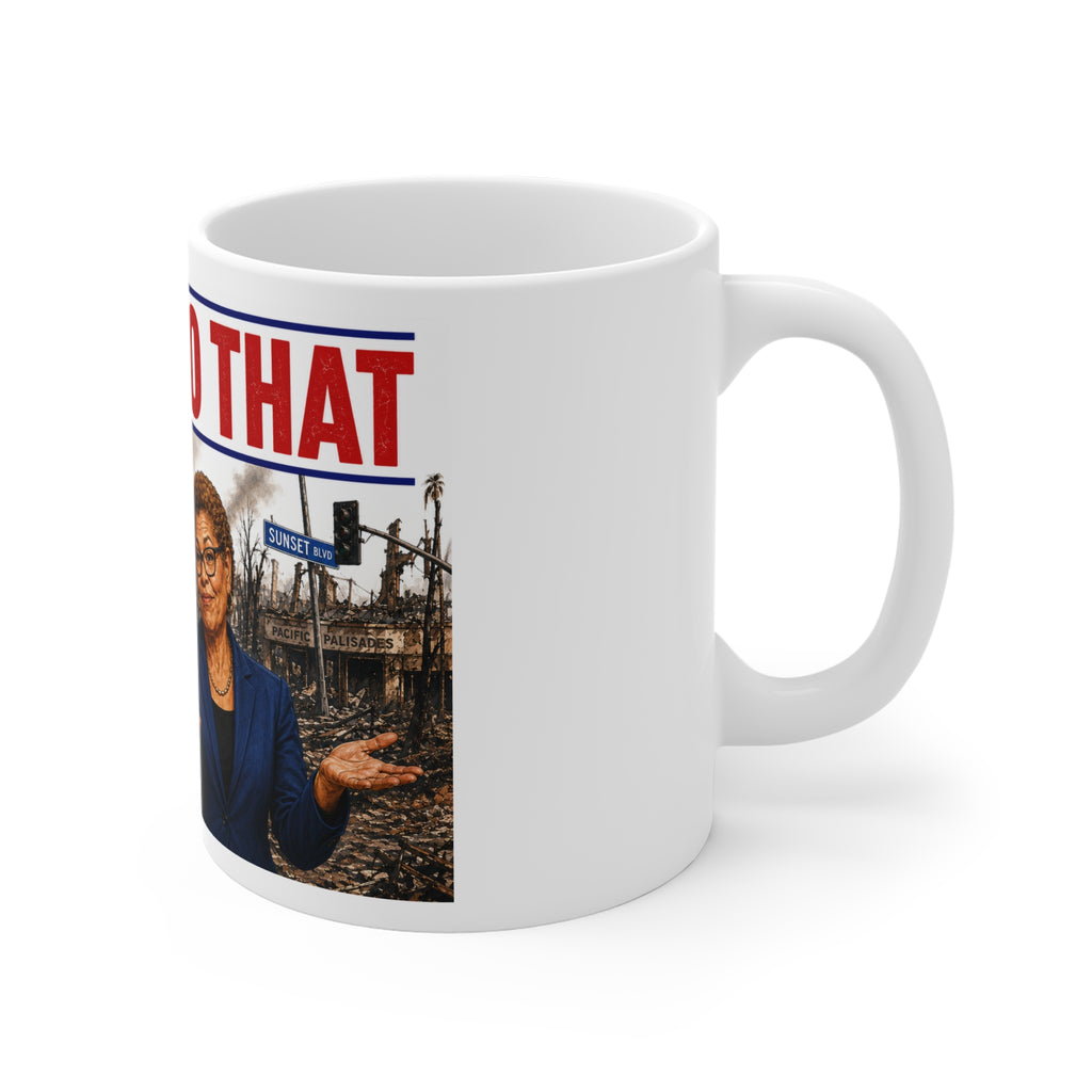 "Did We Do That?" MAGA Republican Conservative Ceramic Mug – Patriotic Political Gift for GOP Supporters
