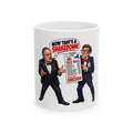 New York State Shakes Down Mobster — "Now That's a Shakedown!" Tax Bill Cartoon Ceramic Mug (11oz, 15oz)