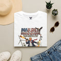 Political Graphic T-Shirt — "Man On A Mission" Patriotic Trump Illustration