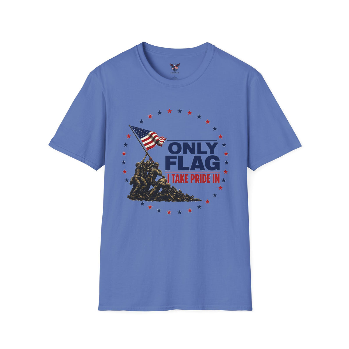 T-Shirt — "Only Flag" Patriotic American Flag Shirt