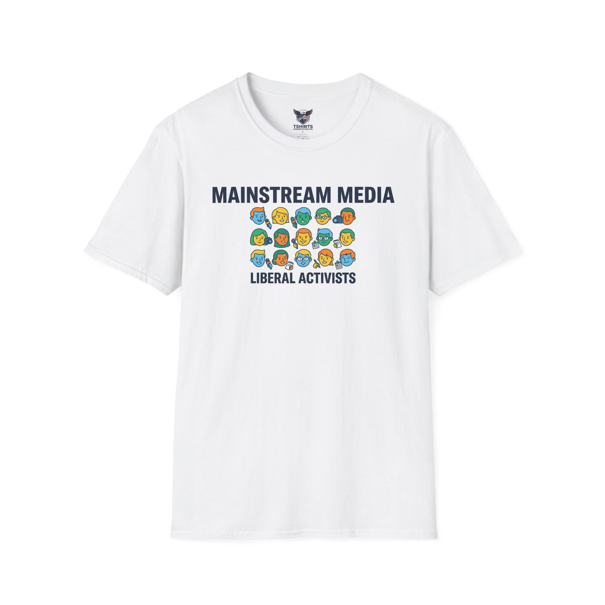 Political T-Shirt — "Mainstream Media: Liberal Activists" Graphic Tee