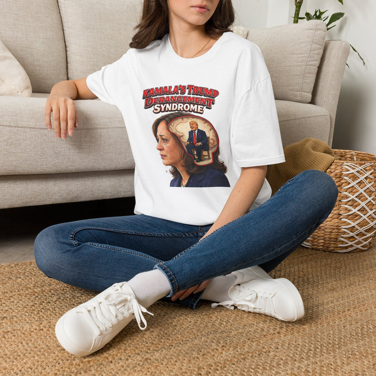 "Trump Patriot Shirt | America First T-Shirt | Conservative Republican Apparel | God Family Country Tee" | anti-woke tshirt | Kamala's Team Brainwashing Syndrome T-Shirt | Political Satire Tee