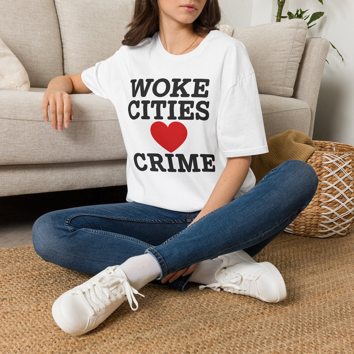 "Trump Patriot Shirt | America First T-Shirt | Conservative Republican Apparel | God Family Country Tee" | WOKE CITIES Unisex Softstyle T-Shirt