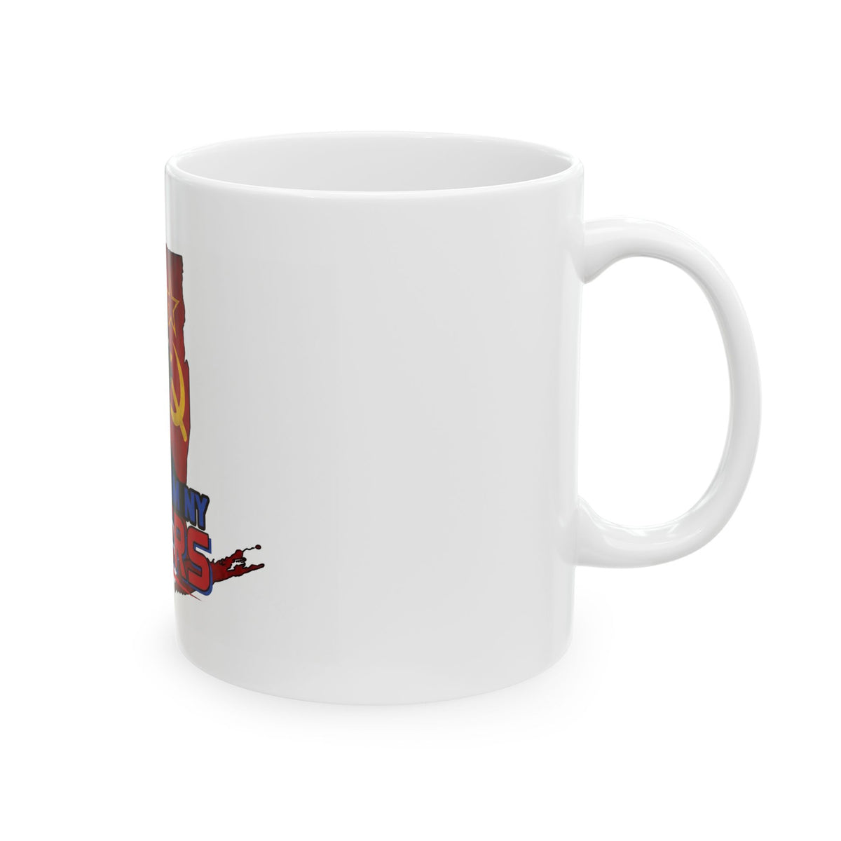 Escape From NY Movers mug | Retro Snake Plissken design, Soviet flag graphic
