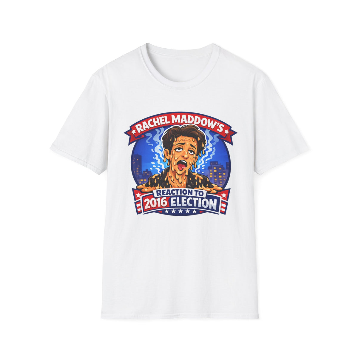 "Trump Patriot Shirt | America First T-Shirt | Conservative Republican Apparel | God Family Country Tee" | anti-woke tshirt | Rachel Maddow Reaction to 2016 Election T-Shirt | Political Cartoon Tee