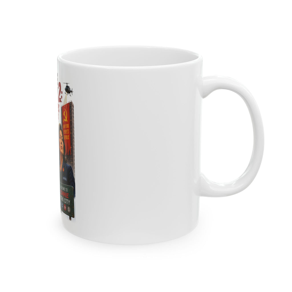 Escape From NY: The Commies Strike Back Mug | Political Satire ceramic mug