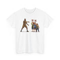 "Trump Patriot Shirt | America First T-Shirt | Conservative Republican Apparel | God Family Country Tee" | anti-woke tshirt | Basketball Player Blocking Kids T-Shirt | Funny Sports Illustration Tee