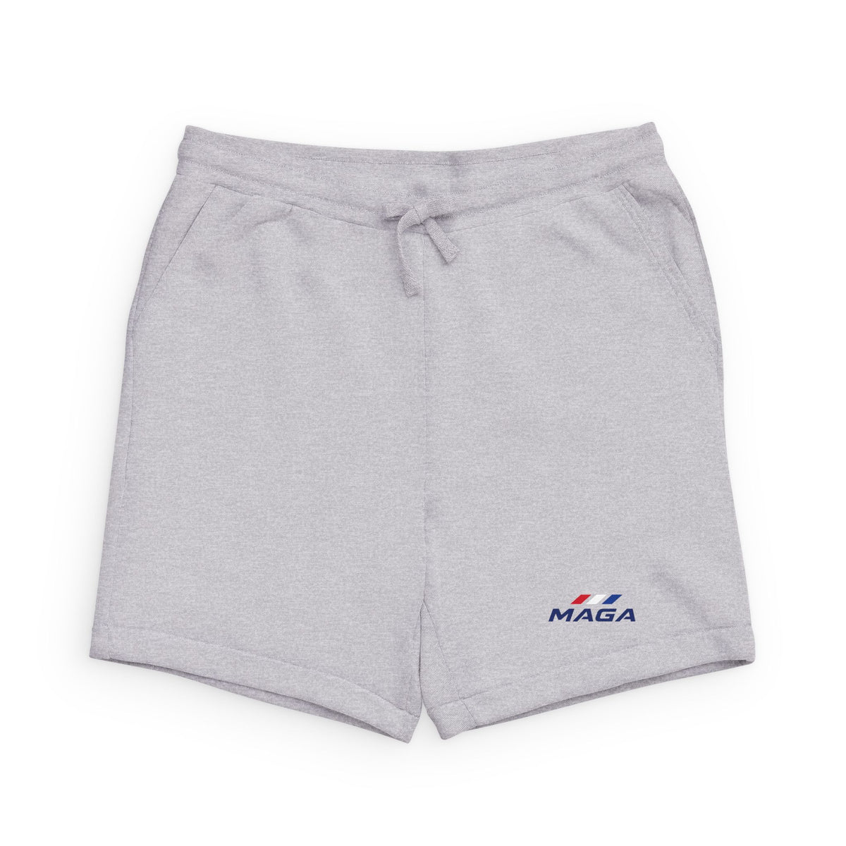 Sponge Fleece Sweatshorts with 'MAGA' Logo – Casual Athletic Lounge Shorts - The Conservative Brand