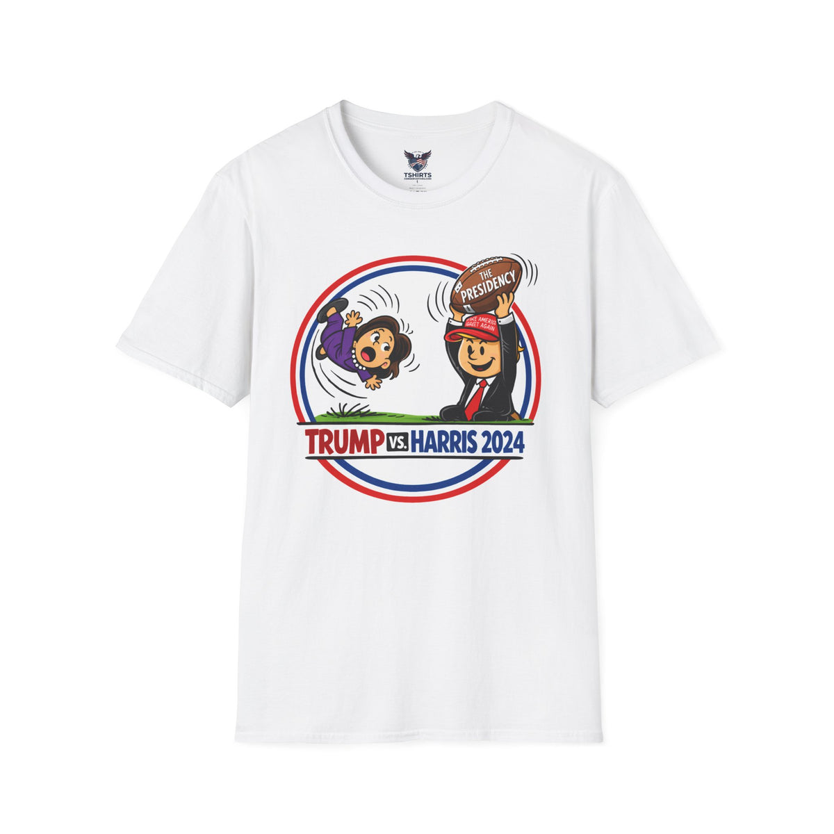 Trump vs Harris 2024 Pulling the Presidency Away from Kamala T-shirt