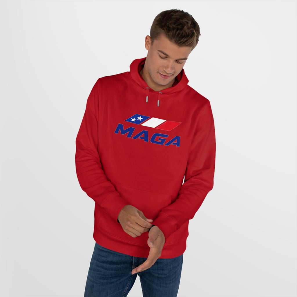 MAGA Hooded Sweatshirt — The Conservative Brand - Patriotic Red White & Blue Logo Hoodie