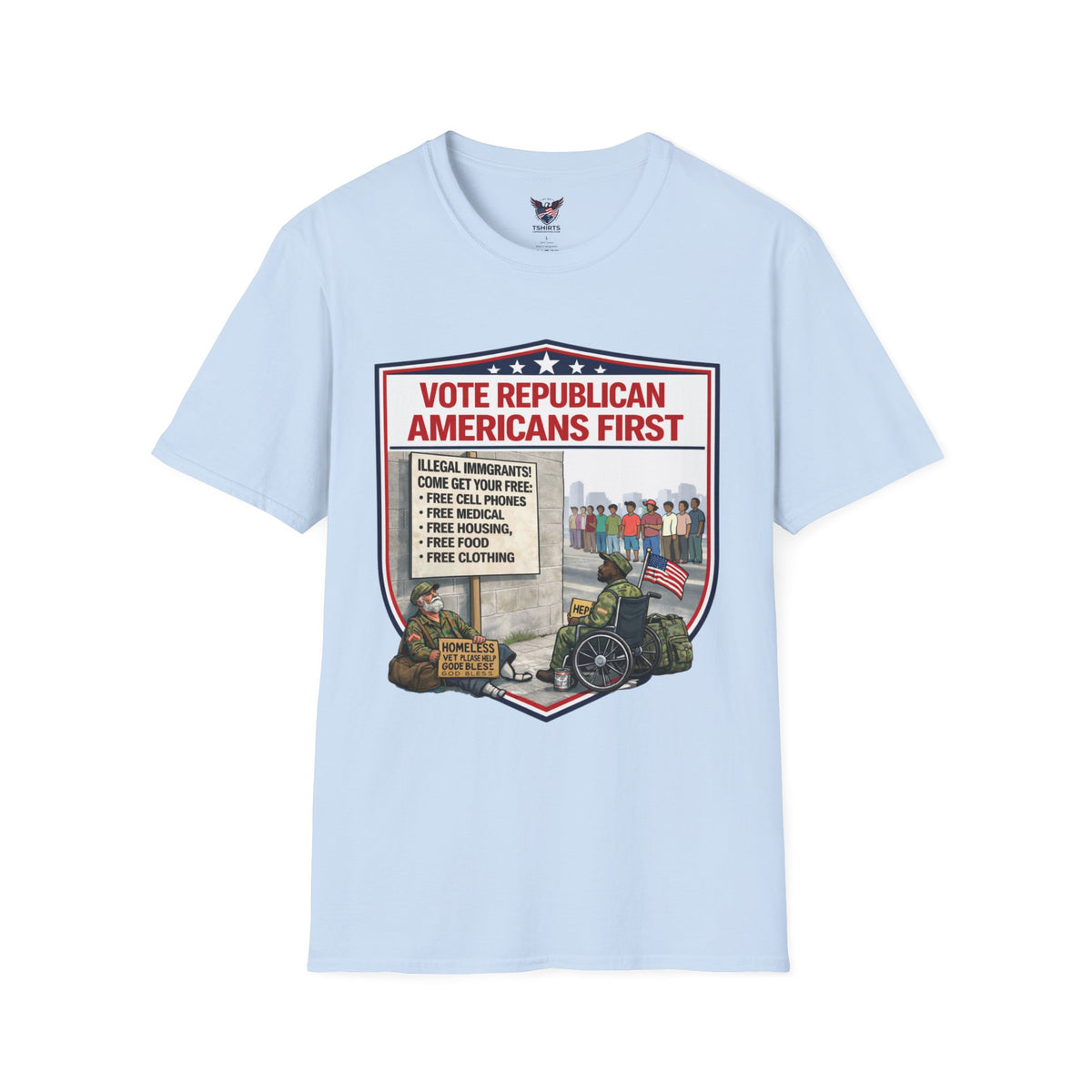 Vote Republican Americans First T-Shirt