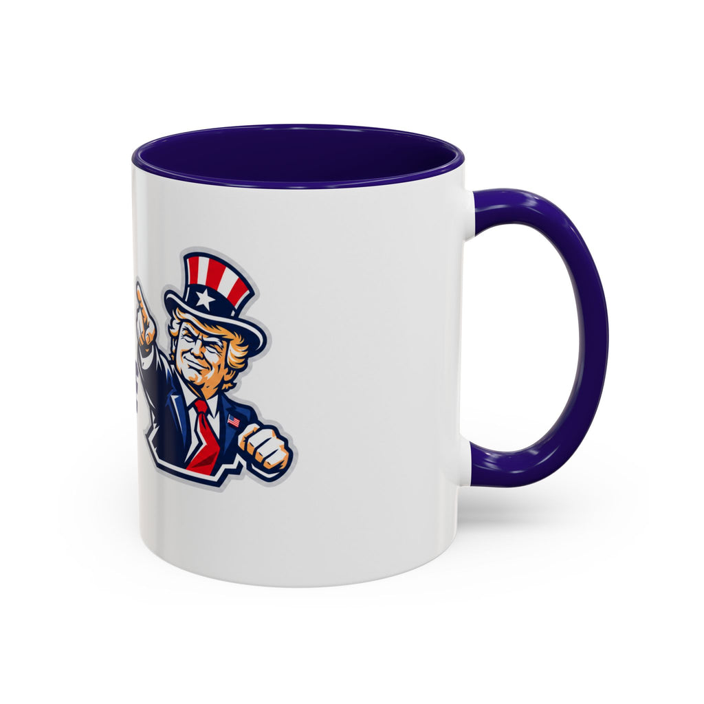 100% Woke Free Donald Trump Uncle Sam Ceramic Coffee Mug