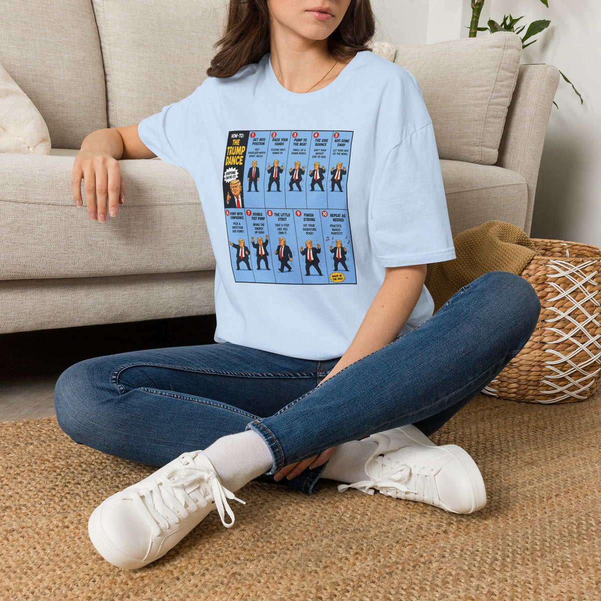 T-Shirt — "How to: The Trump Dance" Step-by-Step Graphic Tee