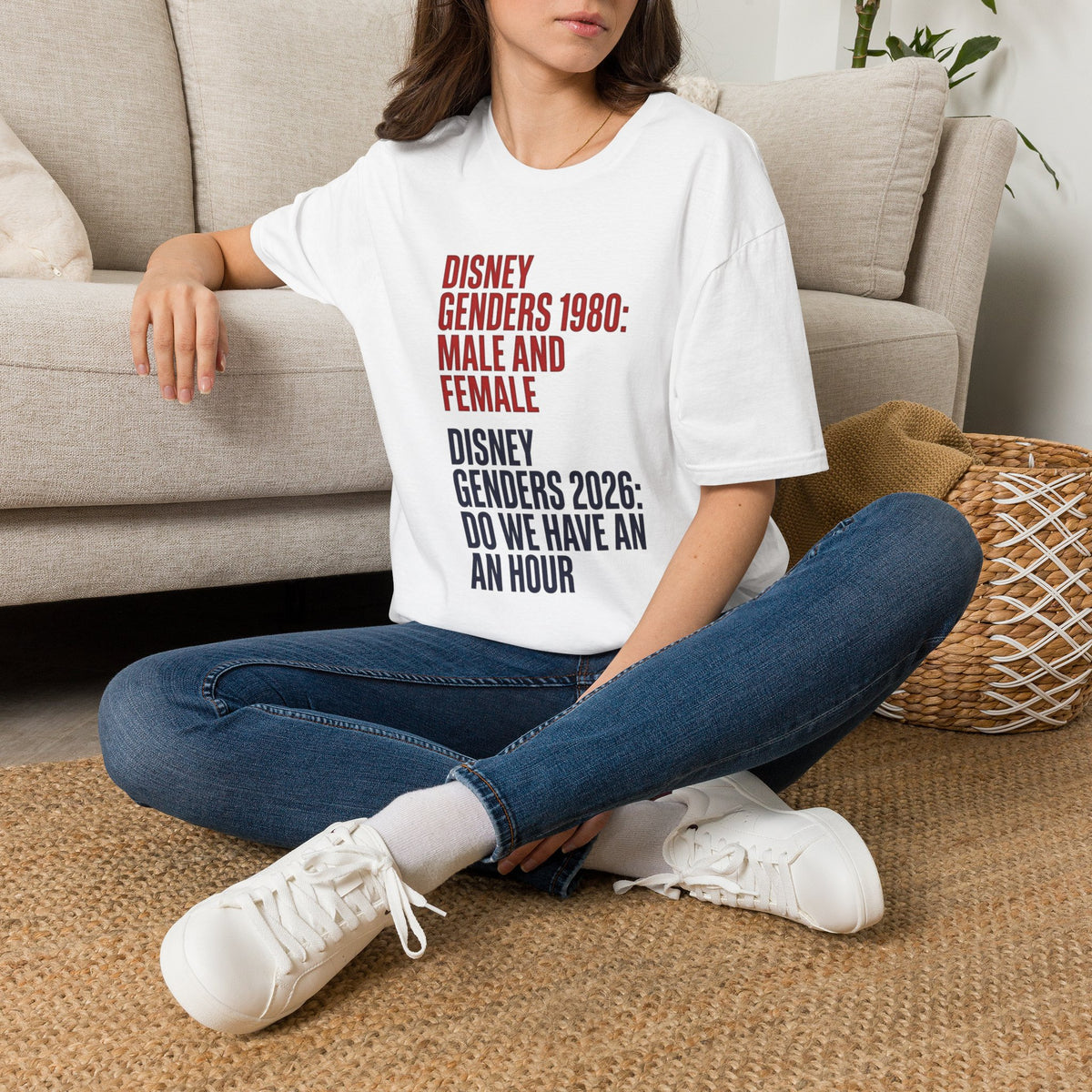 "Trump Patriot Shirt | America First T-Shirt | Conservative Republican Apparel | God Family Country Tee" | Disney Genders 1980 vs 2026 T-Shirt | Text Poster Style Tee