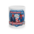 Election Night 2016 Cartoon MSDNC Anchors Mug | Trump Beats Clinton