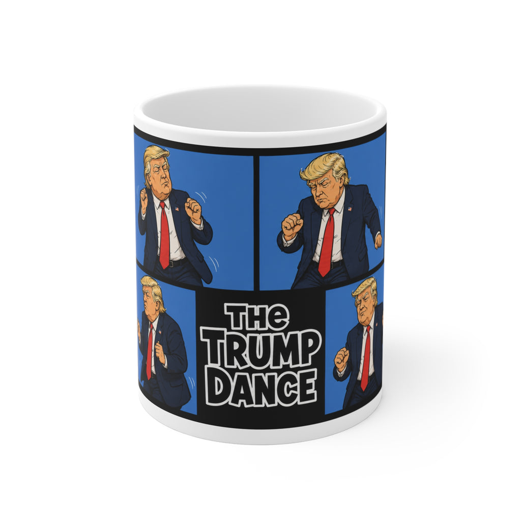 TRUMP YMCA DANCE Novelty Political Dance Mug – "The Trump Dance" 11oz