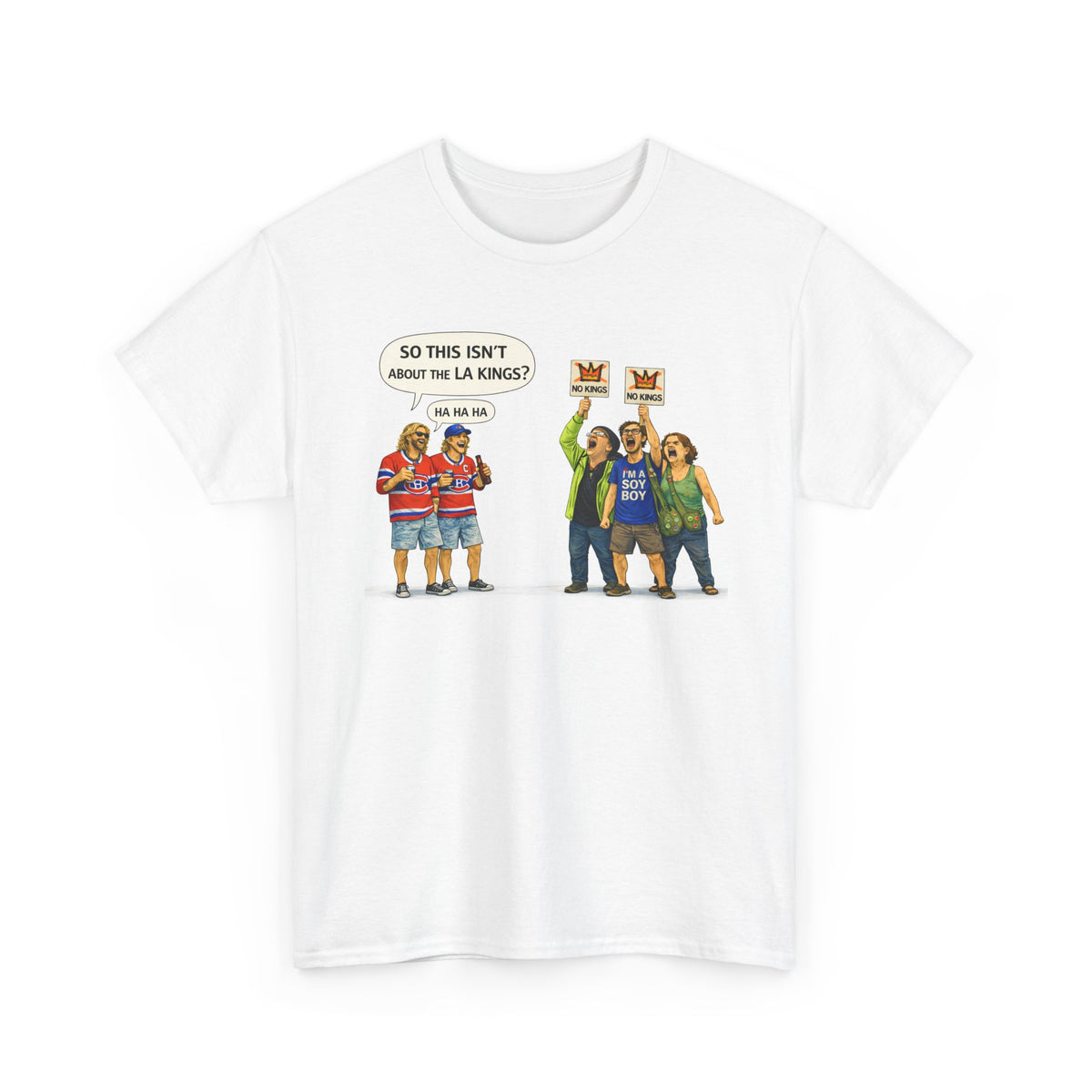 "Trump Patriot Shirt | America First T-Shirt | Conservative Republican Apparel | God Family Country Tee" | anti-woke tshirt | Hockey Fans vs Kings T-Shirt | Funny Sports Rivalry Tee