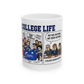 College Life Political Cartoon Coffee Mug – Conservative Humor Ceramic Tea Cup