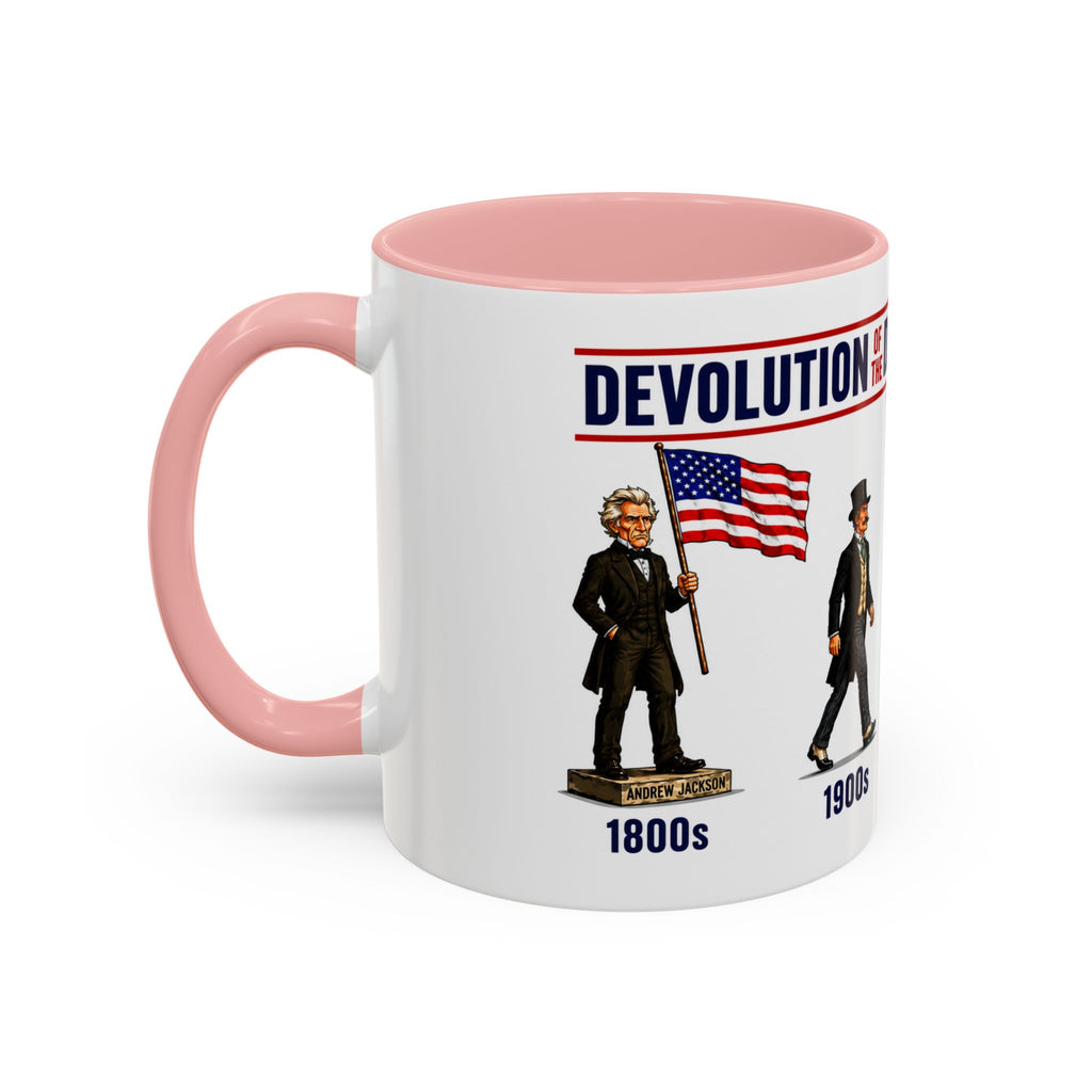 This Coffee Mug Offers a Humorous View of the Devolving Democratic Party. Accent Coffee Mug (11, 15oz)