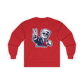 Peace Sign Cartoon President Trump Long Sleeve Tee