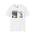"Trump Patriot Shirt | America First T-Shirt | Conservative Republican Apparel | God Family Country Tee" | anti-woke tshirt | College Life Comic T-Shirt | Funny Classroom Cartoon Tee
