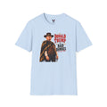 Donald Trump Western Cowboy "Bad Hombes" Parody Patriotic Graphic T-Shirt – Premium Conservative & Republican Apparel