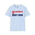 Anti-Woke Conservative Political Graphic T-Shirt - "What Happened To The Disney I Knew" Traditional Values Statement Tee