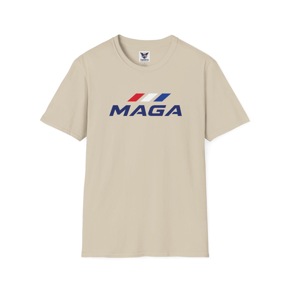 MAGA Patriotic T‑Shirt — Red White Blue Logo Tee - The Conservative Brand