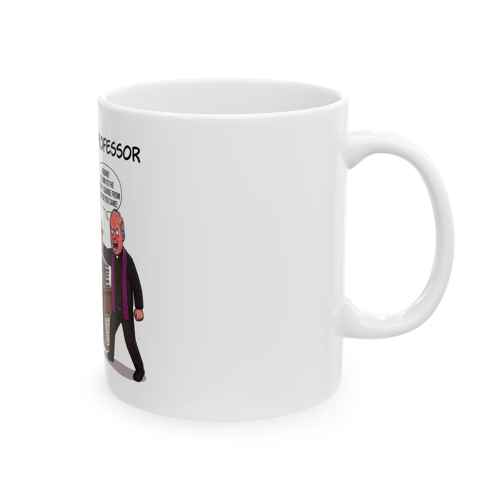 The Woke Professor Ceramic Mug — Political Satire Coffee Cup (11oz/15oz)