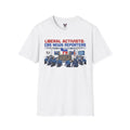 Liberal Activists CBS News Reporters Conservative Political Satire Graphic T-Shirt