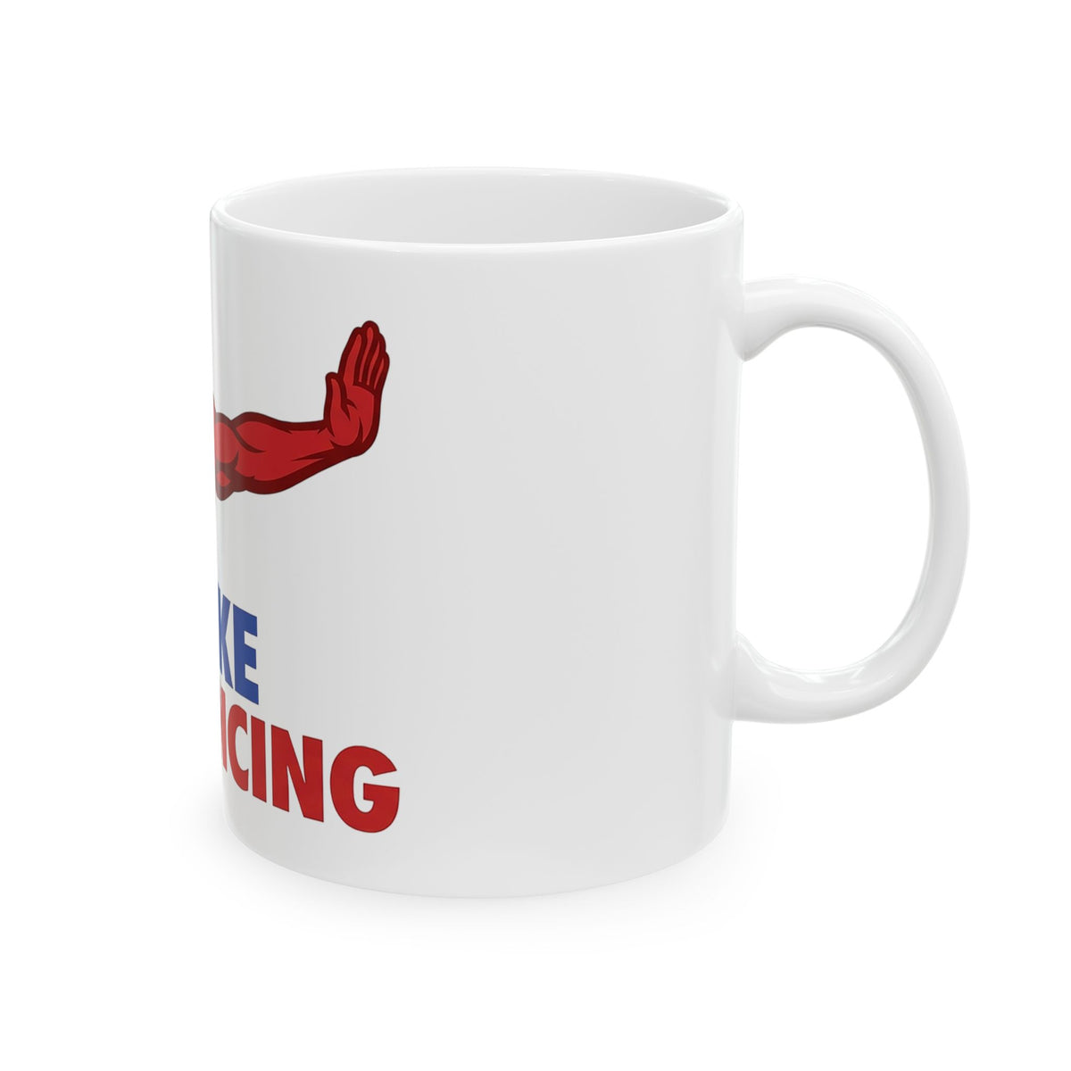 Ceramic Mug - "Woke Distancing" Patriotic Humorous Coffee Cup