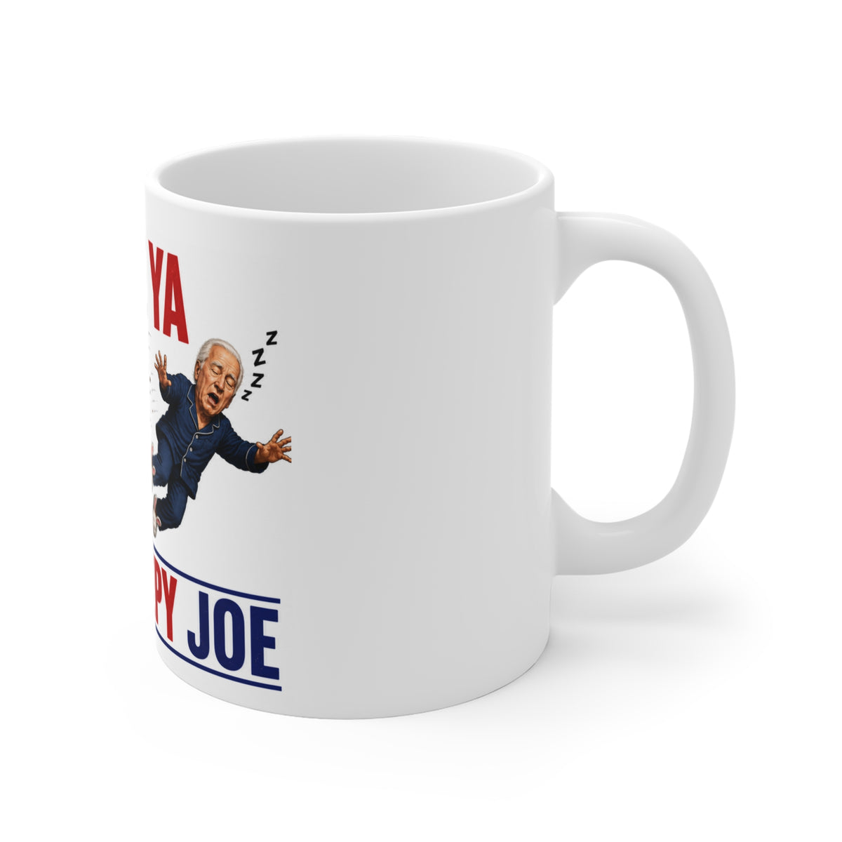 Trump See Ya "Sleepy Joe" Biden Mug | Political Satire Coffee Cup