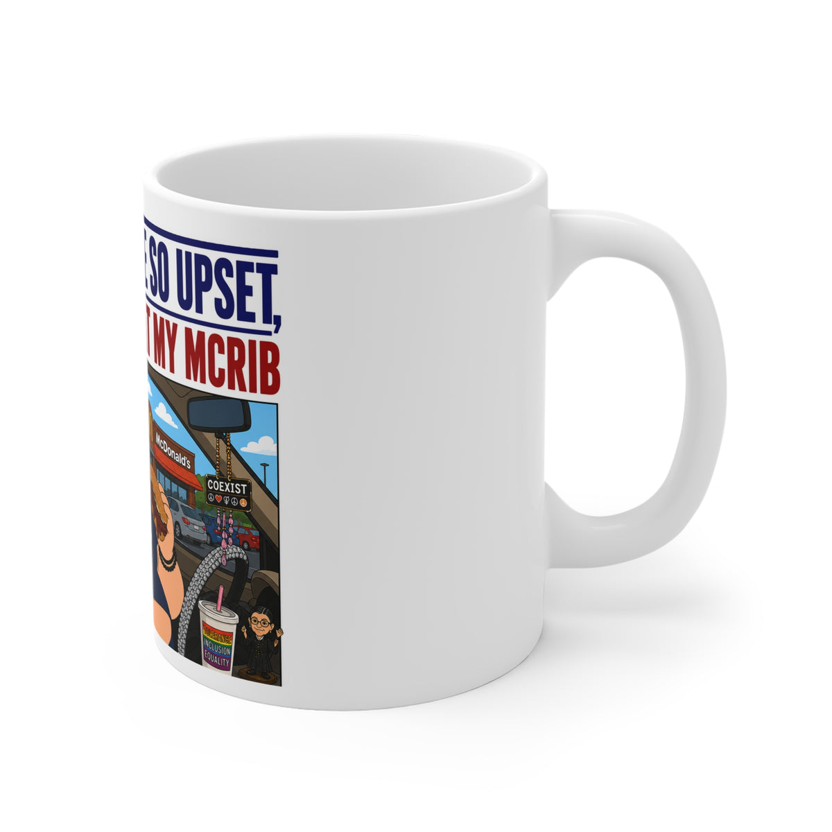 Funny Anti-Woke Conservative Coffee Mug – Political Humor Republican Gift and Trump Supporter Novelty Drinkware