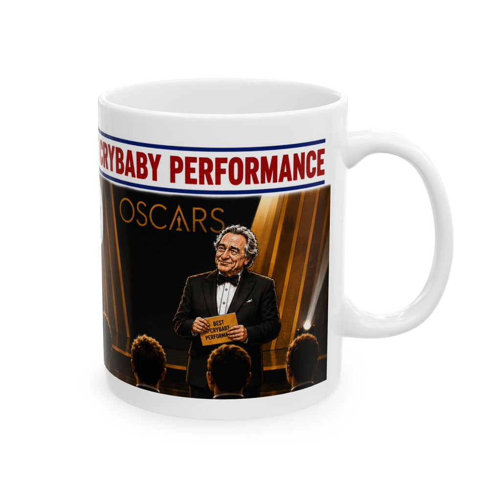 KIMMEL BEST CRYBABY PERFORMANCE Ceramic Mug — 'Trump Hurts My Feelings' Satirical Political Coffee Mug