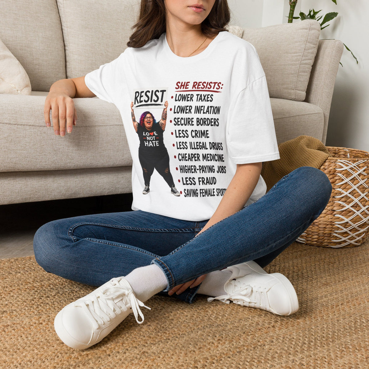 "Trump Patriot Shirt | America First T-Shirt | Conservative Republican Apparel | God Family Country Tee" | anti-woke tshirt |  | Political Satire Resist Design