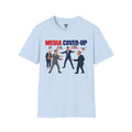 Media Cover-Up Political Satire Tee – Funny Conservative & Republican Graphic T-Shirt