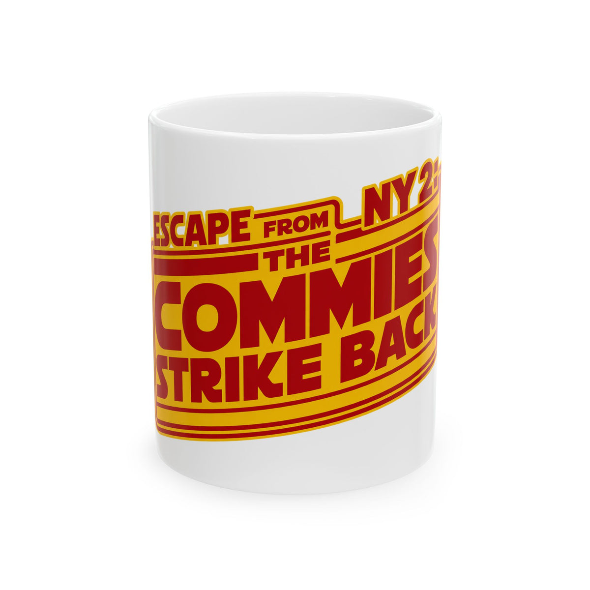 Escape From NY 2024 The Commies Strike Back mug | Retro Propaganda Coffee Cup