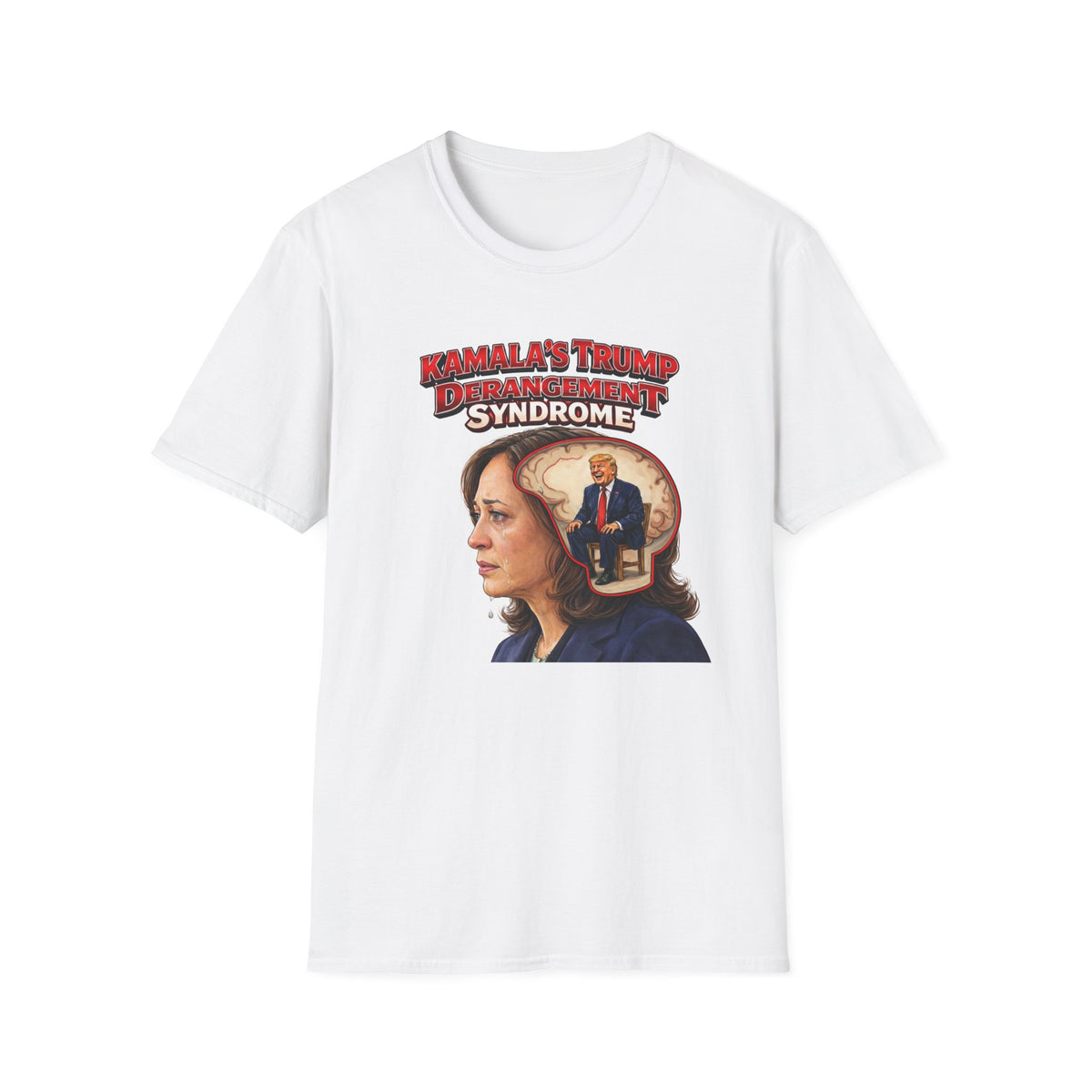 "Trump Patriot Shirt | America First T-Shirt | Conservative Republican Apparel | God Family Country Tee" | anti-woke tshirt | Kamala's Team Brainwashing Syndrome T-Shirt | Political Satire Tee