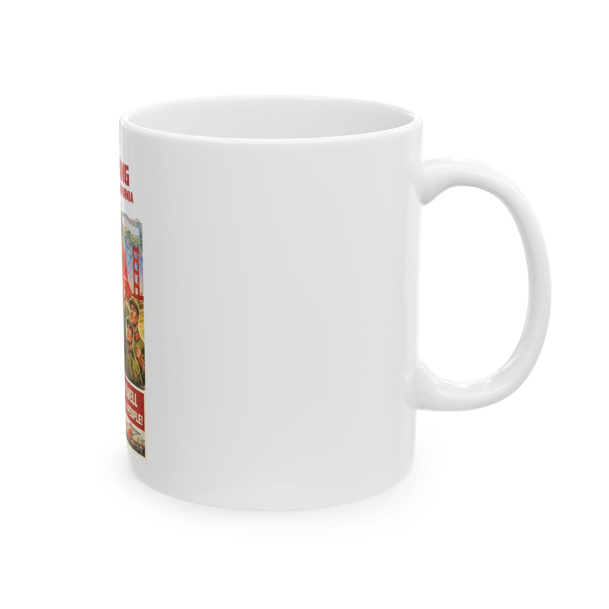 Fang Fang for Governor of California Satirical Propaganda Poster Mug | Ceramic Mug