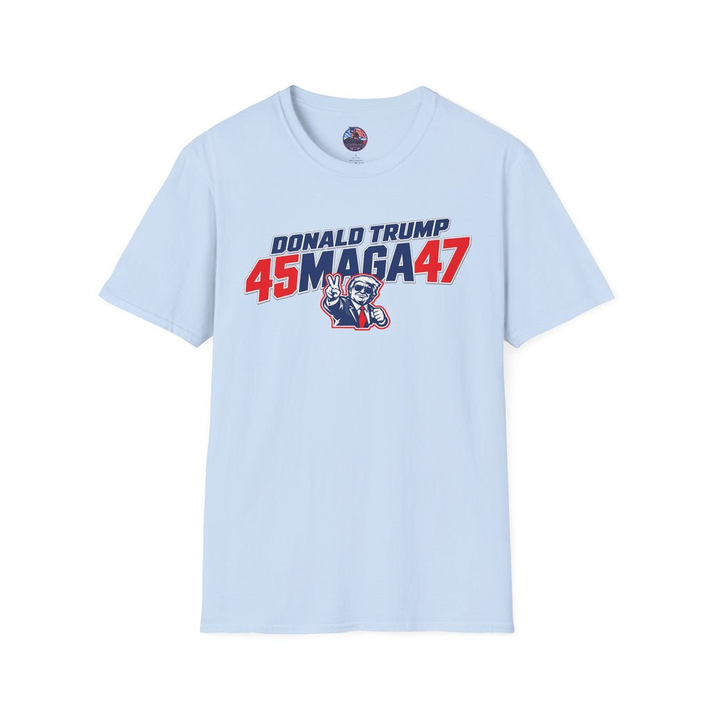 Donald Trump 45 MAGA 47 Patriotic Conservative T-Shirt