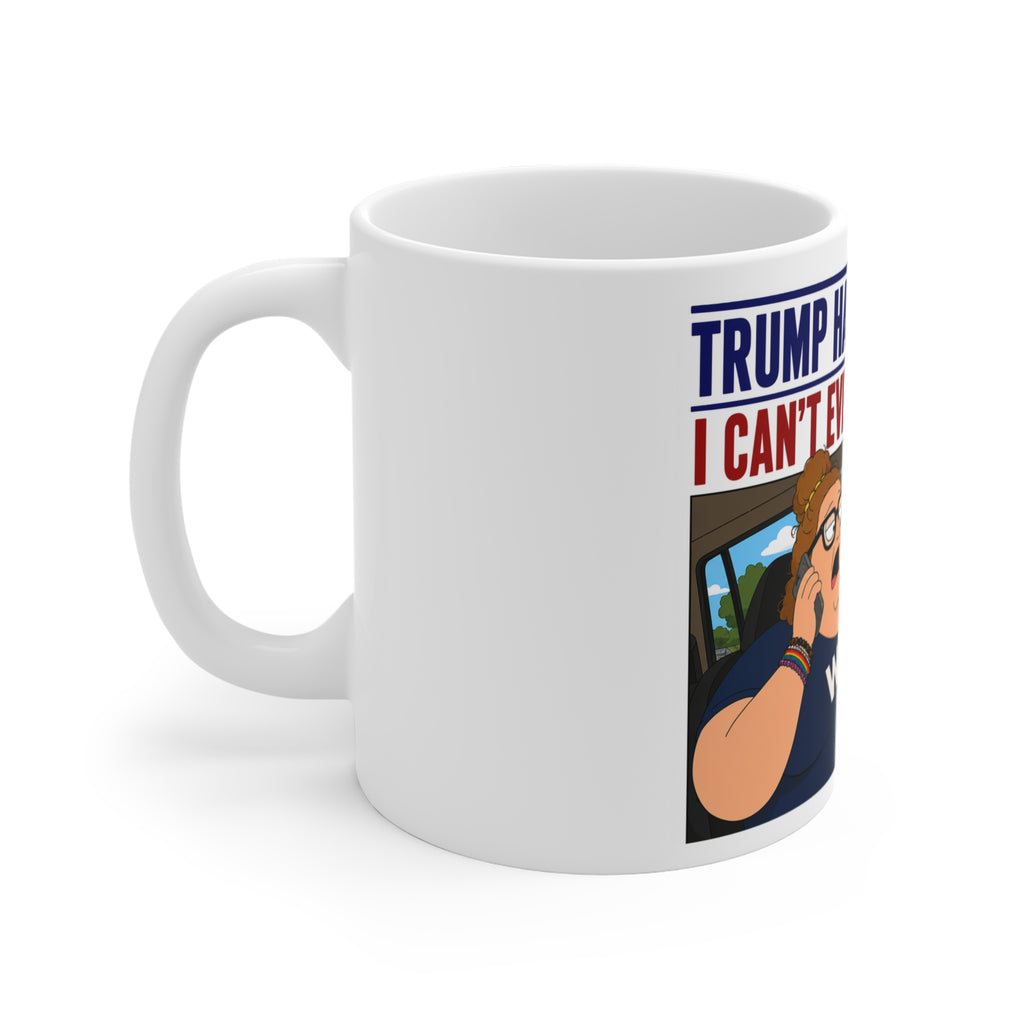 Funny Anti-Woke Conservative Coffee Mug – Political Humor Republican Gift and Trump Supporter Novelty Drinkware
