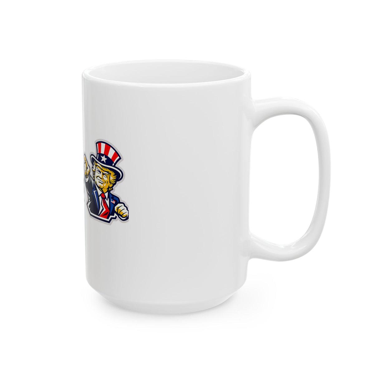 President Trump Ceramic Mug – Political Patriotic Coffee Cup (11oz & 15oz)
