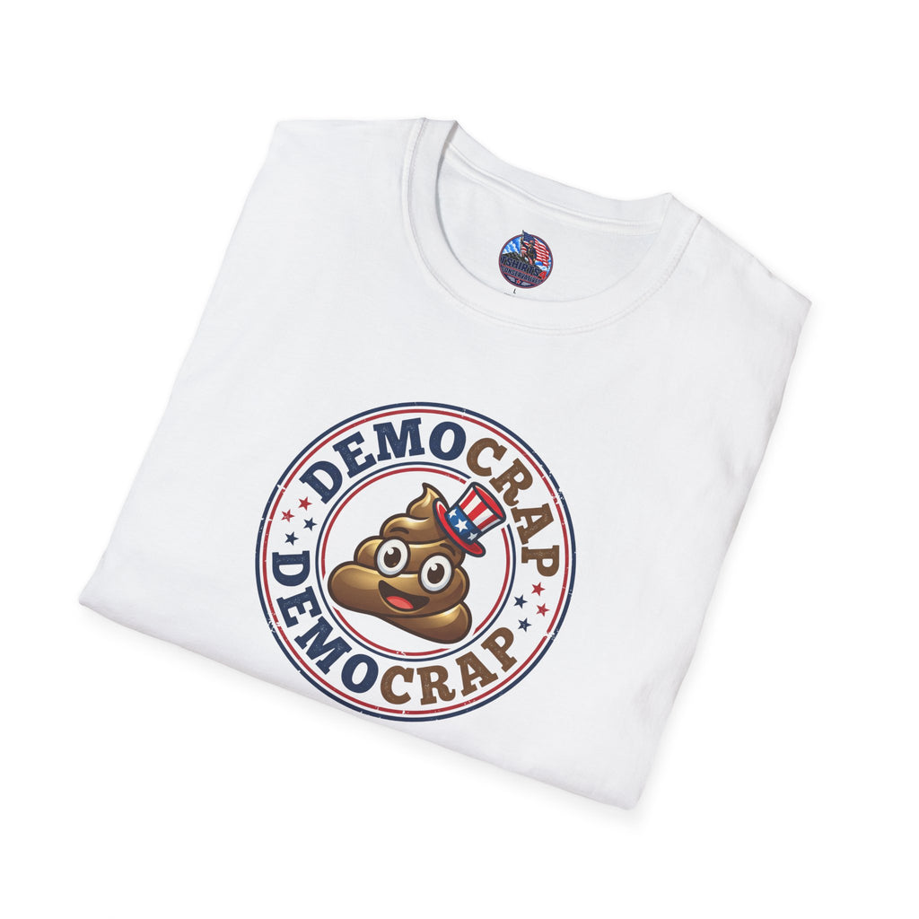 Democrapp Poop Political Humor T-Shirt | MAGA tshirt
