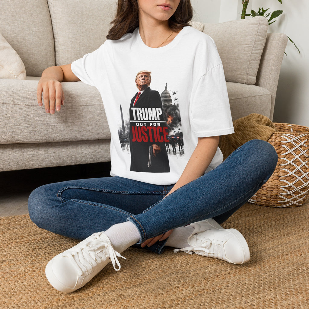 Trump Out For Justice T-Shirt — Political Statement Tee