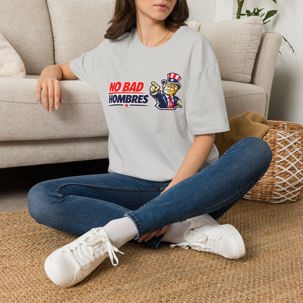 T-Shirt — TRUMP "No Bad Hombres" Patriotic Graphic Tee