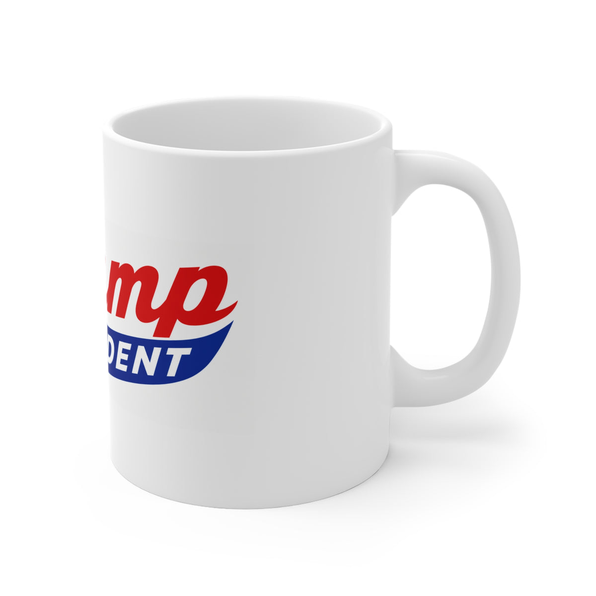 President Trump Retro Script Political Campaign Ceramic Coffee Mug – Funny Republican & Conservative Gift