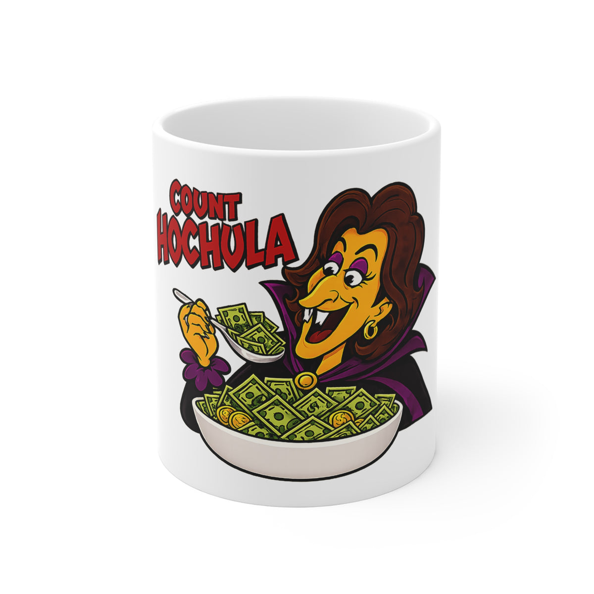 Kathy Hochul Count Hochula Funny Political Satire Ceramic Coffee Mug – NY Governor Parody Gift Cup