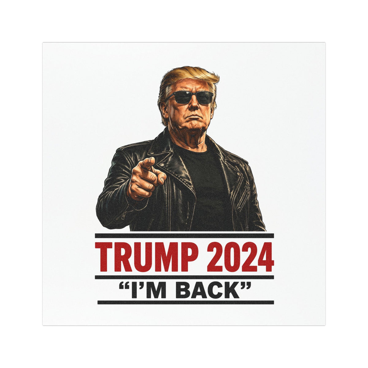 Trump Car Magnet "I'm Back" Car Magnet