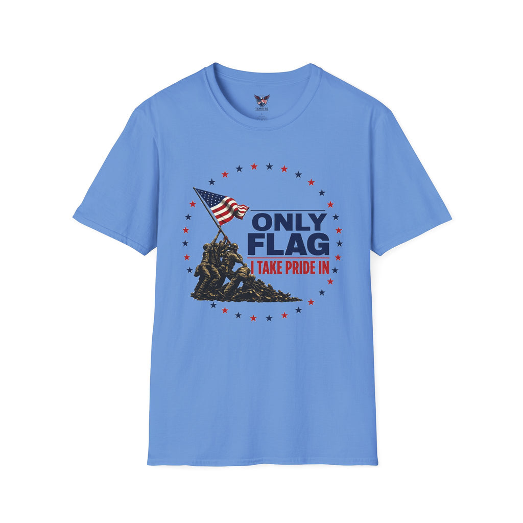 T-Shirt — "Only Flag" Patriotic American Flag Shirt