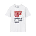 "Trump Patriot Shirt | America First T-Shirt | Conservative Republican Apparel | God Family Country Tee" | anti-woke tshirt | Disney 1980/2026 Typography T-Shirt | It's a Small World vs It's a Strange...